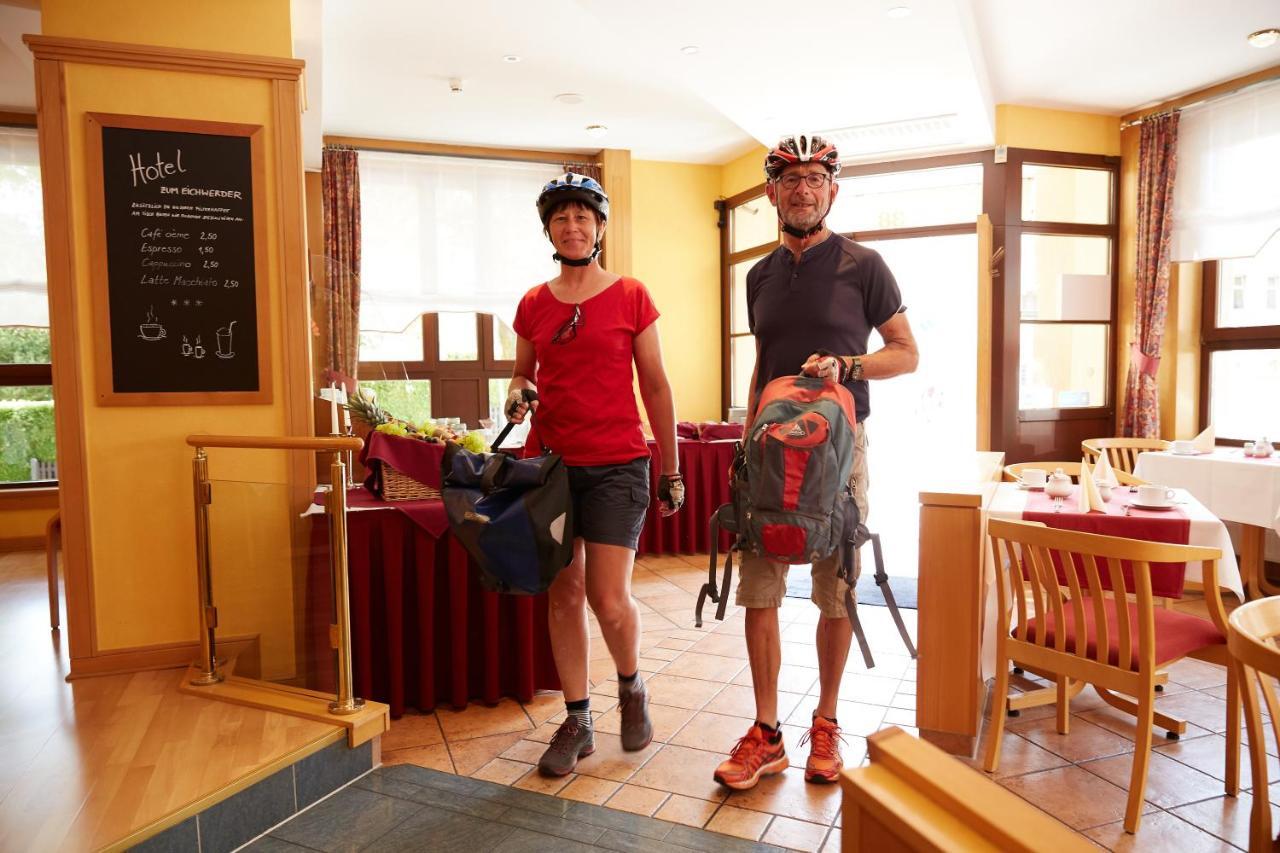 Hotel Garni "Zum Eichwerder" テンプリーン エクステリア 写真